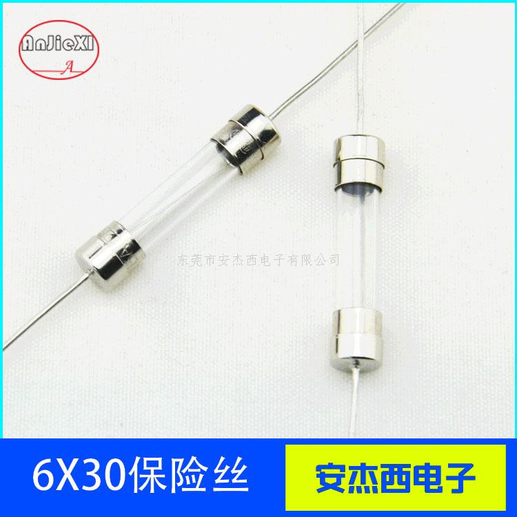 玻璃双帽保险丝管6....