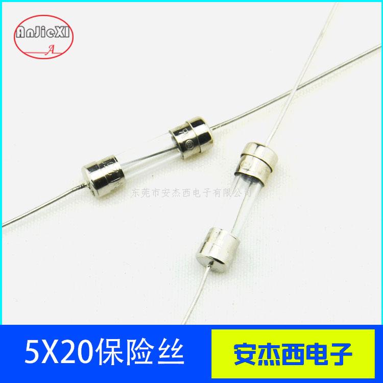 玻璃双帽保险丝管5×...